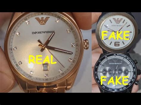 how to spot fake emporio armani watch|is my armani watch real.